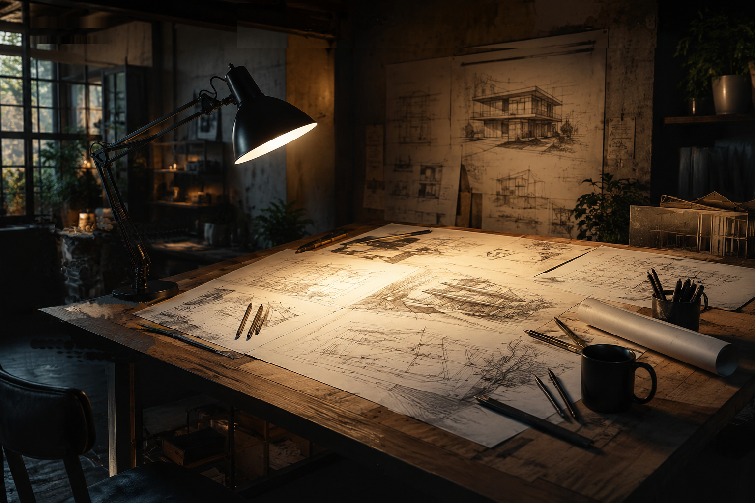 L'atelier d'architecte, à l'intérieur du Livre JDD